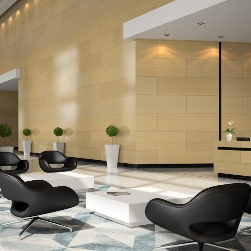 Interior of a hotel reception 3D illustration Interior of hotel reception 3D illustration